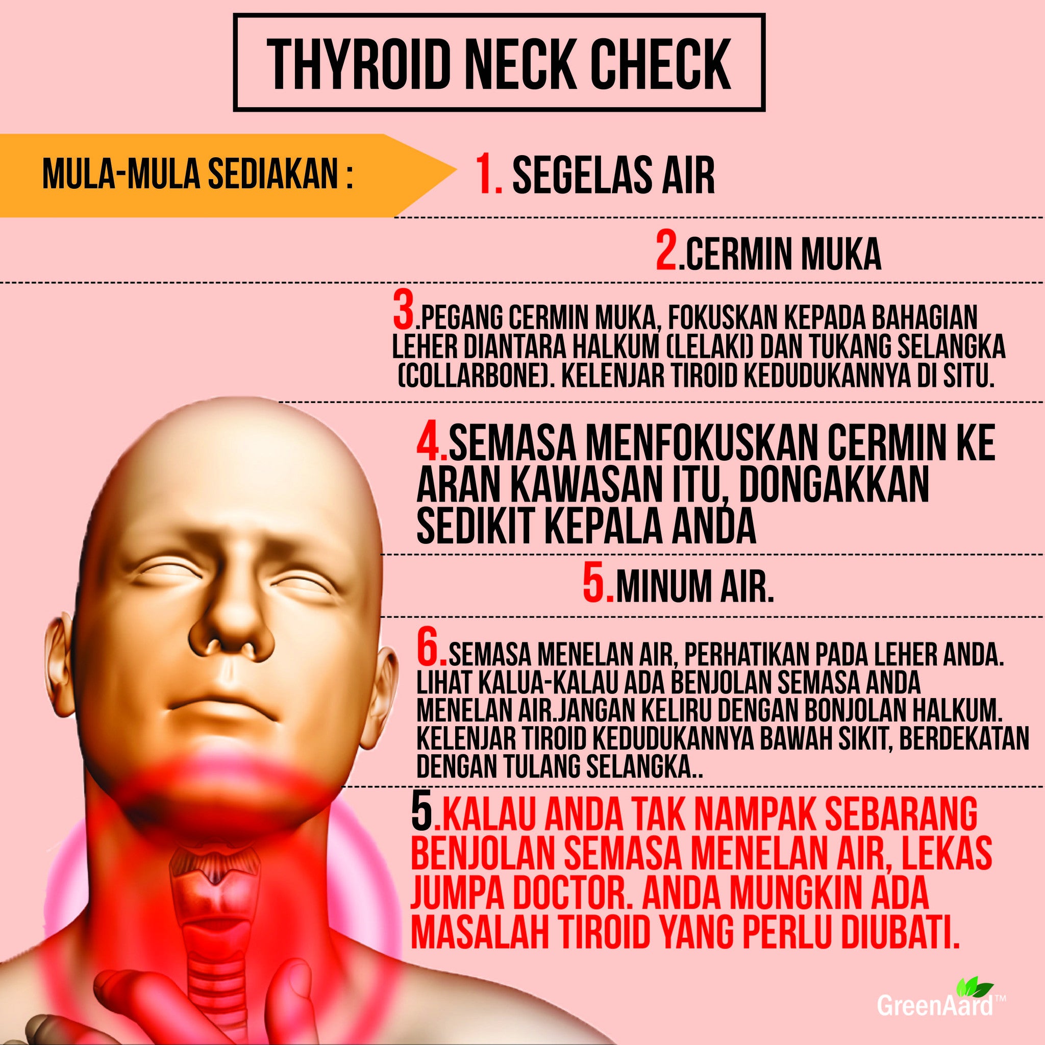 Berat badan susah nak turun. Mungkin ada kaitan dengan tiroid. Macamana nak check?